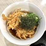 旬菜和味 - 稲庭うどん+桜えびのかき揚げ