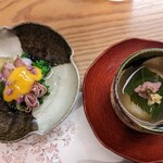 割烹 市川 - お付きだし　2品