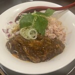 金町製麺 - 特製ビーフカレーまぞそば