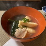 とうふ屋うかい - 若竹蛤と信田鍋