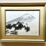 水明館 - 画廊大観にある大観の富士山です。