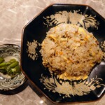 中国酒家くうくう - 令和7年4月 土日ランチタイム(11:30〜14:00)
くうくう麺セット 税込1100円
くぅくぅめん、ハーフ炒飯、漬けもの