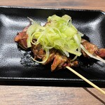 炭火焼鳥 まさや - きも（ごま油）319円
