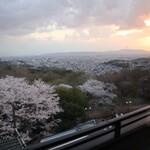 TERRACE - TERRACE若草山の窓から見える夕日