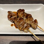 炭火焼鳥 まさや - ハツ（タレ）349円