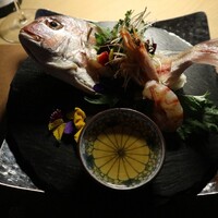TERRACE 若草山 - 御造り(桜鯛、才巻、春トリュフ)