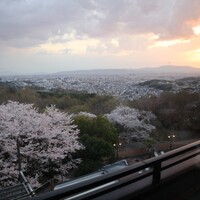 TERRACE 若草山 - TERRACE若草山の窓から見える夕日