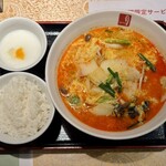 唐苑 - 四川そば ¥950 ＋ ライス ¥100