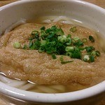 きつね温小＠讃岐うどんいそや（2014年1月12日）