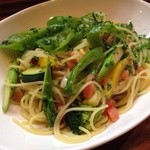 トラットリアルッカ - 夏野菜たっぷりのアーリオオーリオペペロンチー二