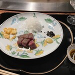 銀座うかい亭 - 和牛のサーロインステーキ