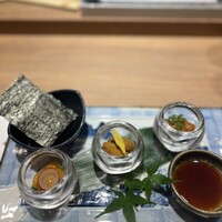 鮨 青海 北新地 - 雲丹食べ比べ