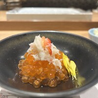 鮨 青海 北新地 - いくら、蟹