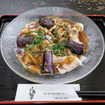 高砂 - 梅豚冷しゃぶきしめん