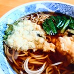 やぶ善 - "大葉の天ぷら"を添えてくれているのが嬉しい。