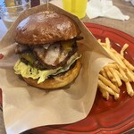 NICK&RENEE 箕面店 - ベーコンチーズバーガー