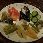 鳥のきんちゃん - 自家製漬け物盛り合わせ