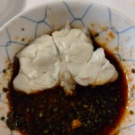 ふく処 さかい - 鍋から出した切身をポン酢でパクリ