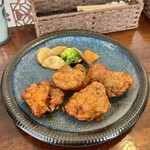 バルバルキッチンアメリ - ランチ：国産若鶏唐揚げのチリソース和え(¥1,300)