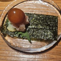 恵比寿 希鳥 - ネギトロ金柑のせ