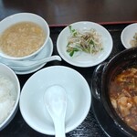 中国料理 天龍 - 麻婆豆腐セット