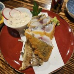 居酒屋 おちゃ腕 - １０秒あじフライ