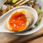 ヨコクラストアハウス - 味玉 昆布水つけ麺 ちょい肉増し 醤油(大) 1560円