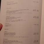 THE COSMOPOLITAN GRILL BAR TERRACE - ドリンクメニュー③