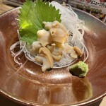 ぎふ 初寿司 - つぶ貝刺し