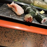 ぎふ 初寿司 - 金目鯛と鉄火