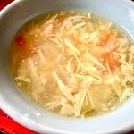 中華料理 口福 - この日は鶏ベースのように思える。