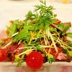 トラットリア ガバチョ - 冷製ローストビーフ（ジンジャーソース）