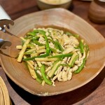 ハルナツカフェ - ピーマンと豚肉の細切り炒め