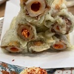 博多串焼きバッテンよかとぉ - 衝撃の明太子ちくわ揚げ　ピラミッドで登場