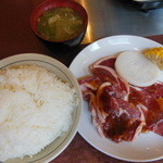 たけおか - ジンギスカン定食