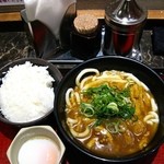 麺家大阪みどう - (温)カレーうどんセット560円