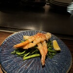 293914799 - 海老の鉄板焼き