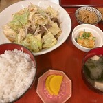 ばんちゃ屋 - 牛野菜定食 1,089円