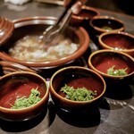 YORONIKU TOKYO AZABUDAIHILLS - 花山椒とタンスジの鍋