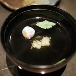 YORONIKU TOKYO AZABUDAIHILLS - ミノのお吸い物