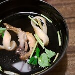 川魚料理 松本 - 肝吸い