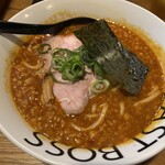 ラストボス - BOSSラーメン辛口（1200円、税別）
辛さレベル3（激辛、＋100円）