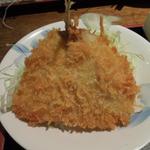 海ぼうず - セットのアジフライ