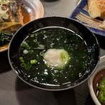 湯浦温泉 亀井荘 - わかめとしんじょ？