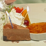 ウルフギャング・ステーキハウス シグニチャー - お祝い用デザートプレート