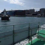 ふく処 さかい - 関門汽船で門司港へ出発