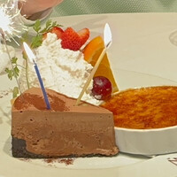 ウルフギャング・ステーキハウス シグニチャー - お祝い用デザートプレート