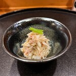 味享 - 毛蟹と独活