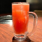 焼肉きたじま - 初回訪問の際に妻から一口貰ってからお気に入り♡のアルコールメニューになりました(o^^o)