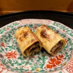 味享 - 穴子の湯葉巻き